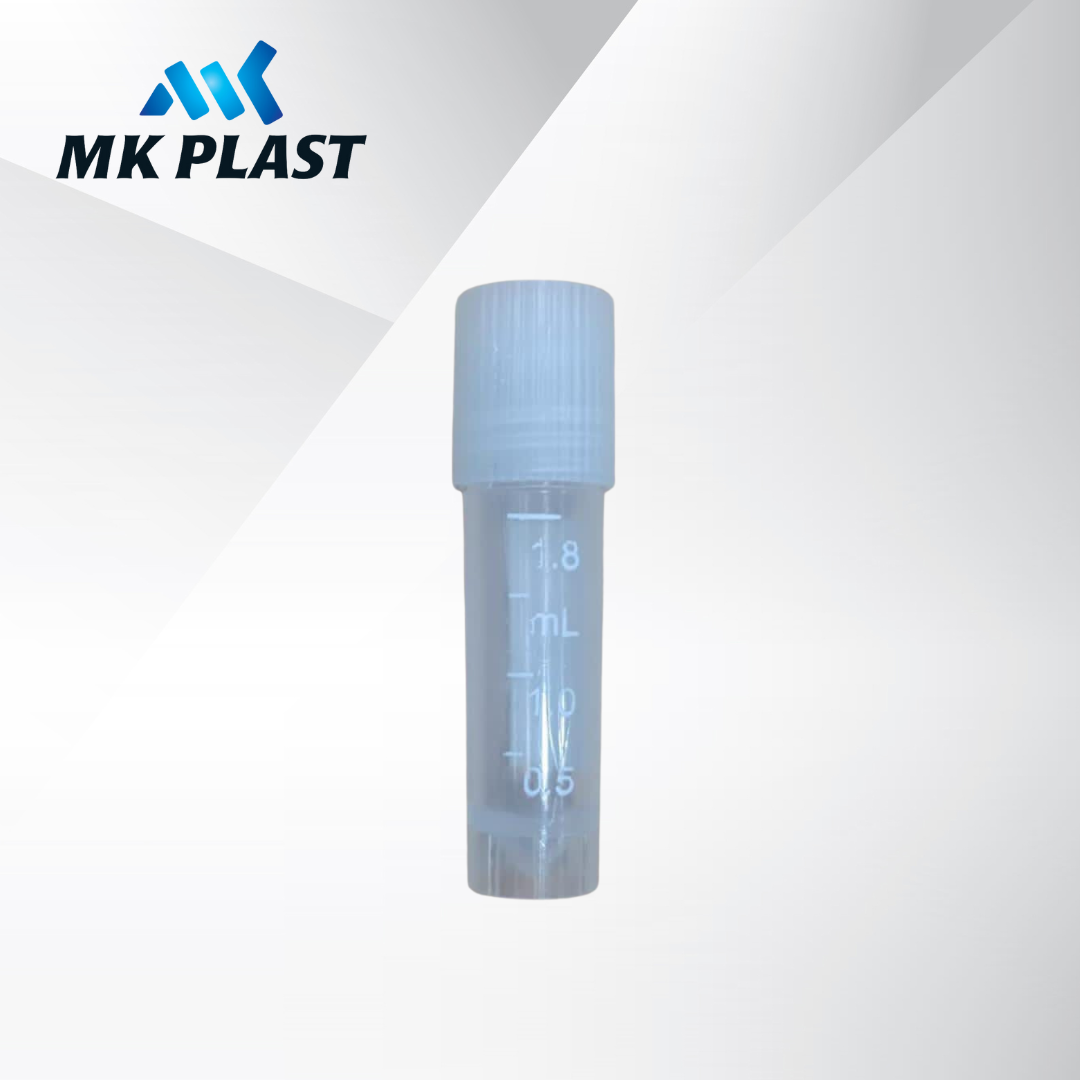 Cryo Vials 1.8ml( white Cap) MK Plast