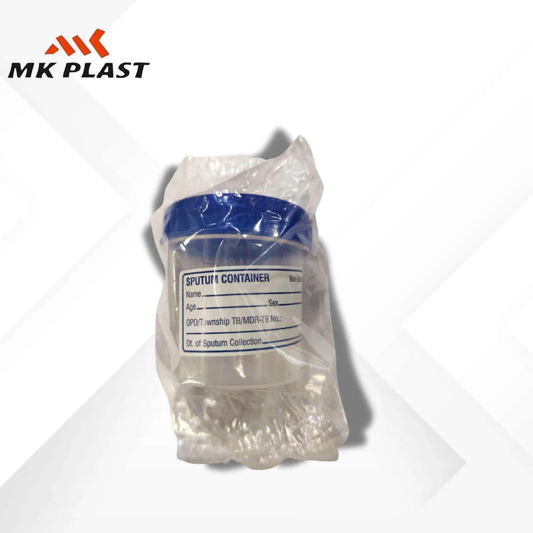 50ml Sputum Container Sterile By MK Plast