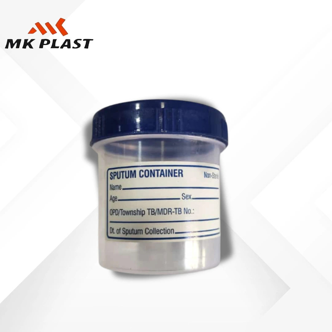 50ml Sputum Container Non Sterile By MK Plast