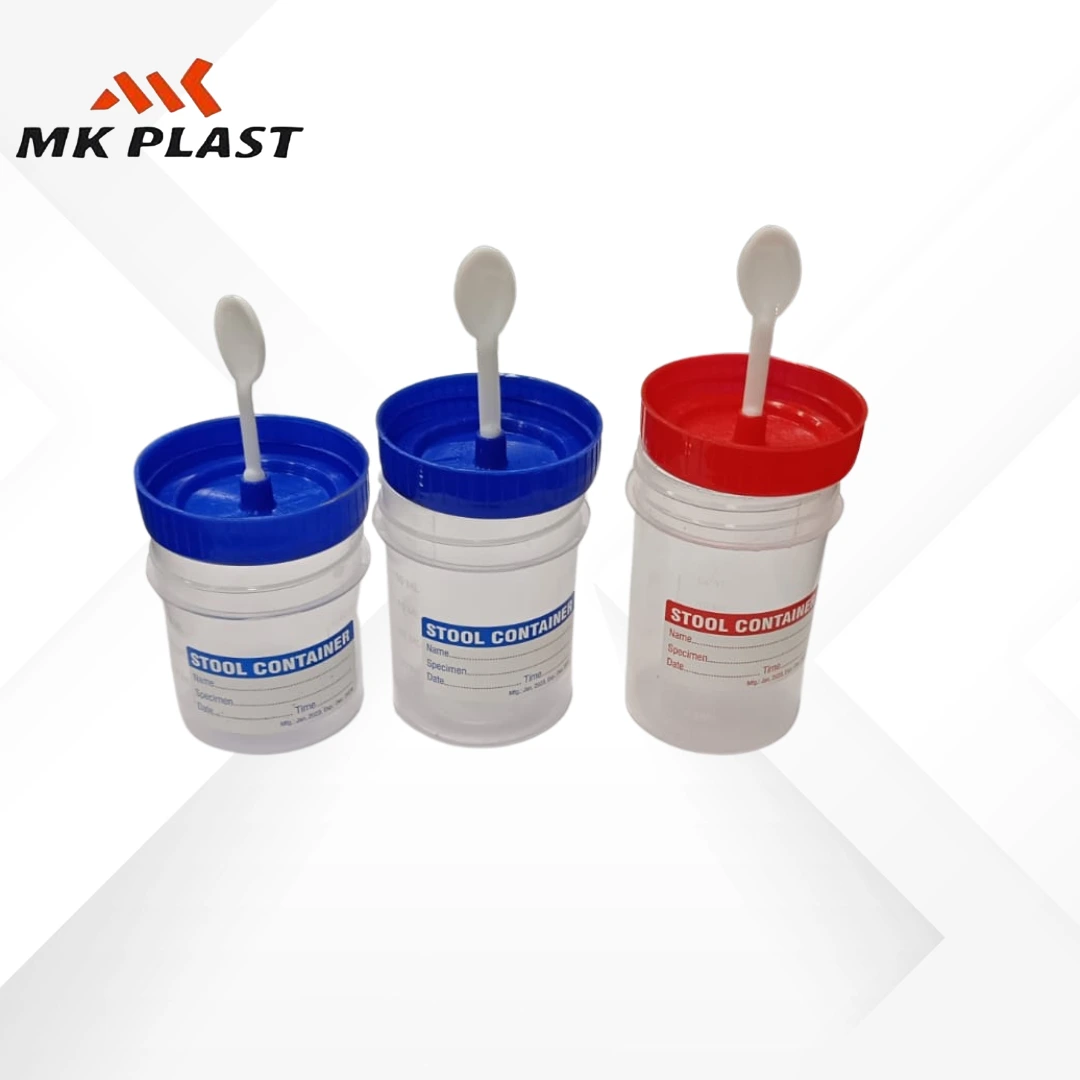 50ml Stool Container non Sterile By MK Plast