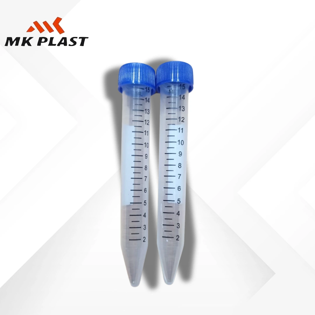 15ml Falcon Tube (Black Marking) By MK Plast
