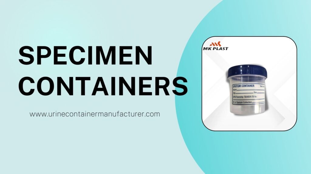 specimen container, specimen container by MK Plast