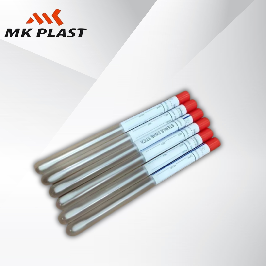 wooden Sterile Swab Tube By MK Plast