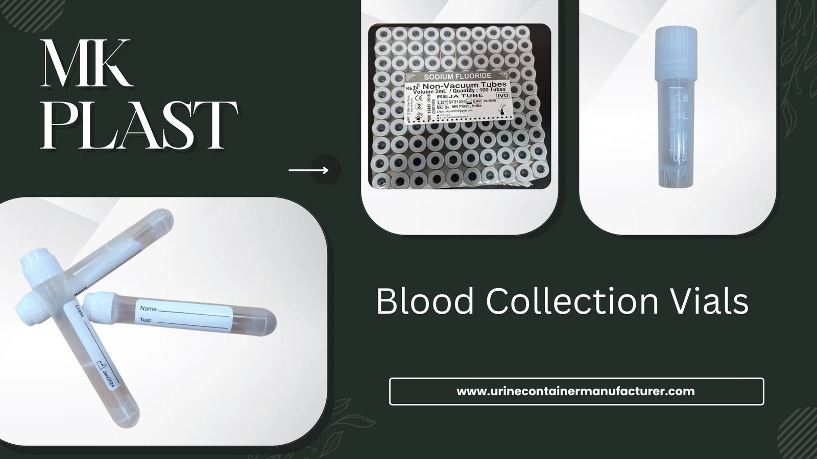 blood collection Vials manufacturing in Delhi NCR