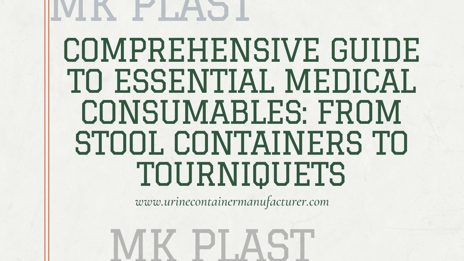 Urine Container Manufacturer